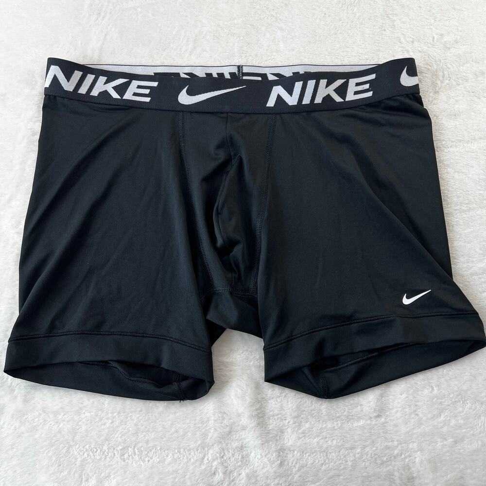 Nike Dri-fit Black Boxer Brief Briefs Shorts Men's size Large